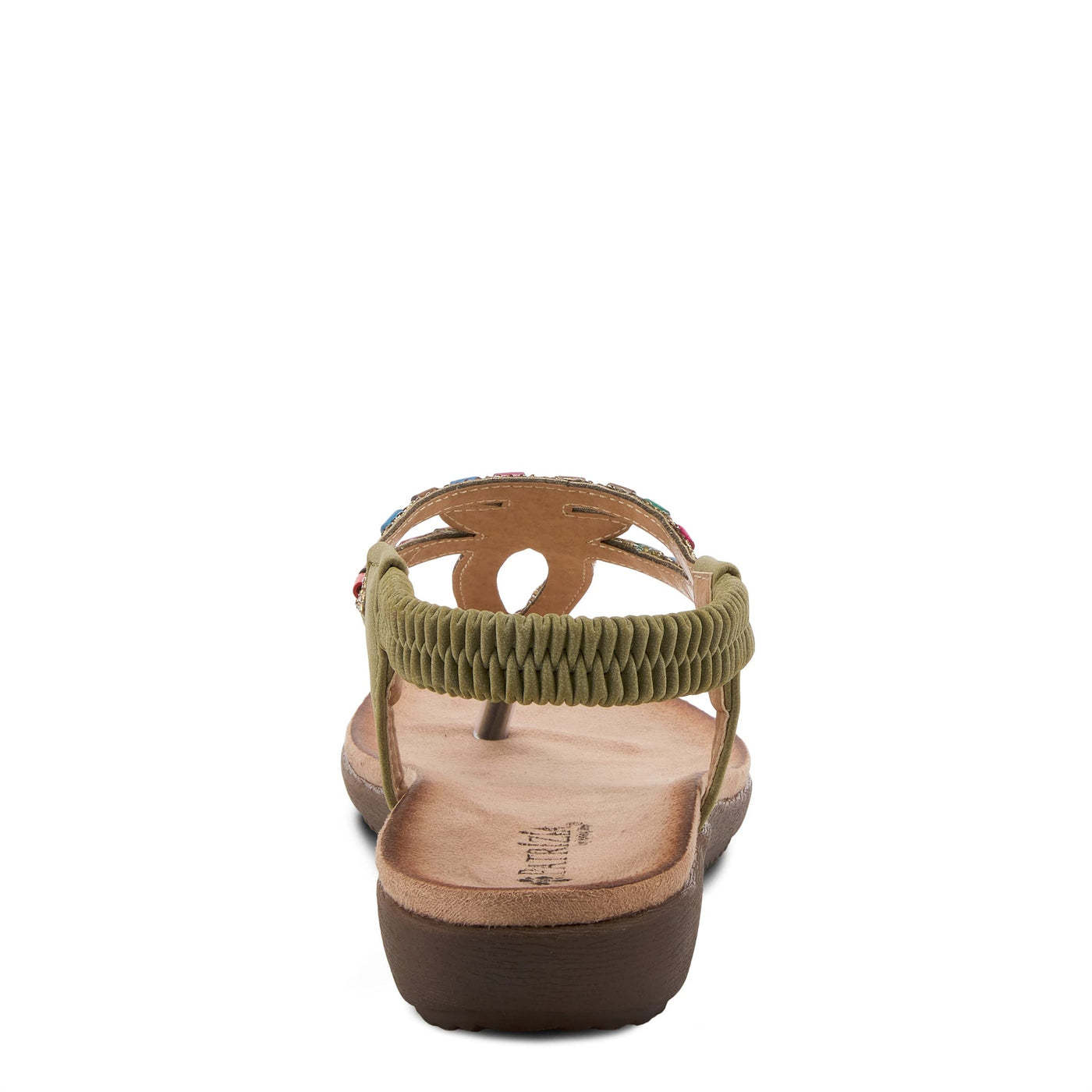 PATRIZIA Women's Crema Slingback Sandal Olive Green EU 41 / US 9.5-10