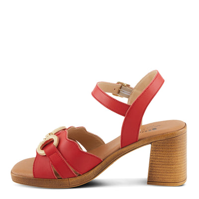Spring Step Women's Sardinia Sandal, Red, 9