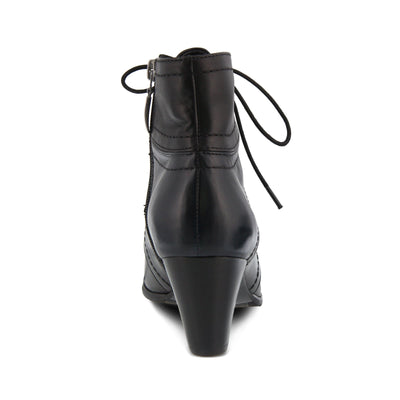 Spring Step Womens Hilde Black Multi Leather Boot - 40