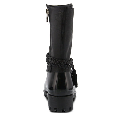 Spring Step Women's Glover Rain Boot, Black, 40 M EU Medium EU (US 9 US)
