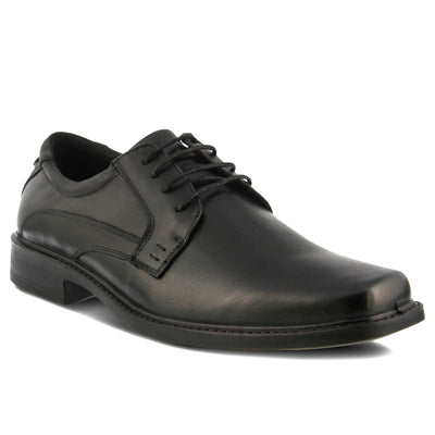 Spring Step Men's Matt Lace-Up Shoe Black EU 39 / US 6-6.5