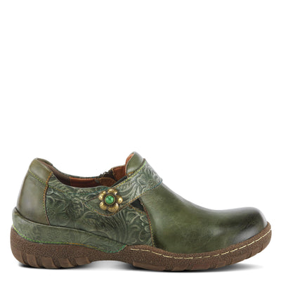 Spring Step L'Artiste Women's Gyarados Leather Slipper Olive Multi EU 36 / US 5.5-6