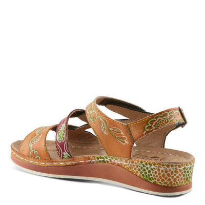 L�Artiste by Spring Step Women's Sumacah-cam Slide Sandal, Camel, 35 EU/5 M US