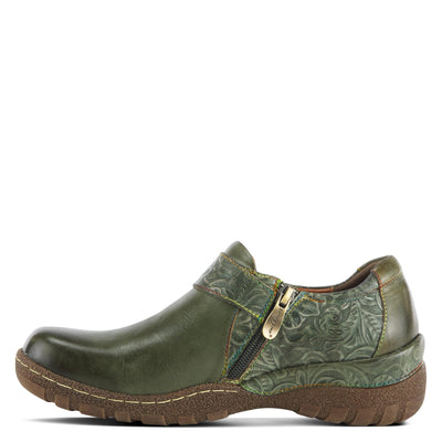 Spring Step L'Artiste Women's Gyarados Leather Slipper Olive Multi EU 35 / US 5