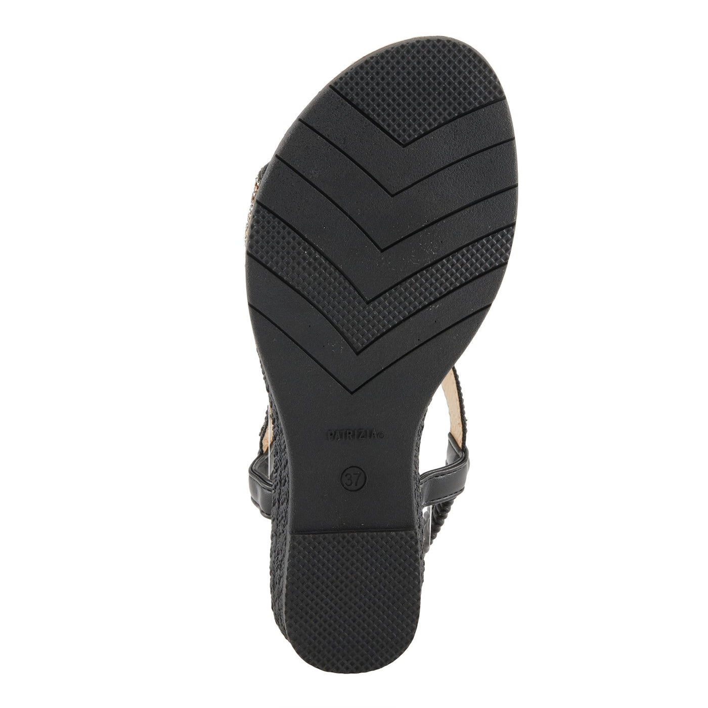 PATRIZIA Women's INVITE Flat Sandals Black EU 39 / US 8.5