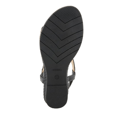 PATRIZIA Women's INVITE Flat Sandals Black EU 39 / US 8.5
