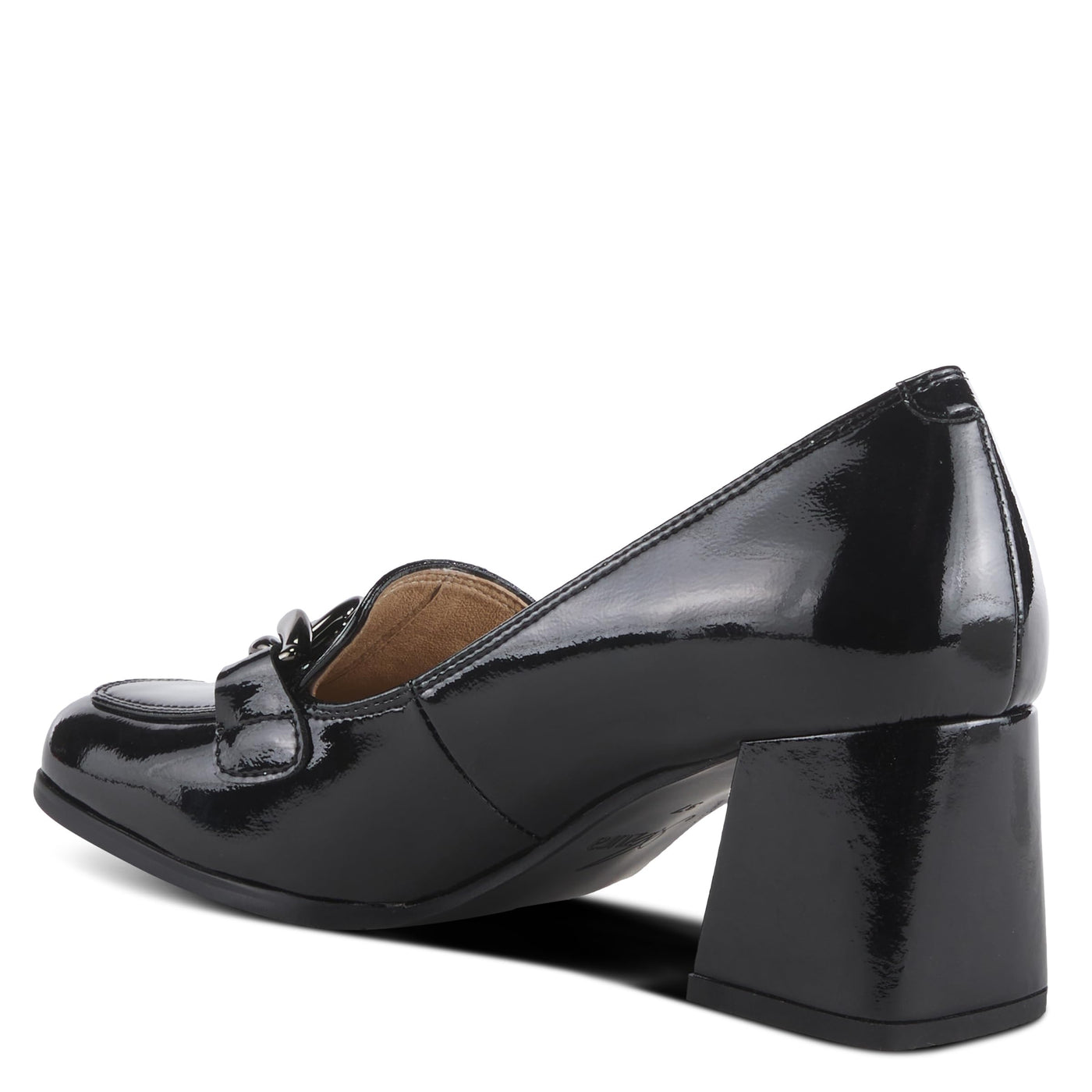 Azura Women's Luzish Leather Heeled Shoe Black Patent EU 38 / US 7.5-8