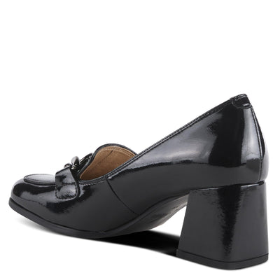 Azura Women's Luzish Leather Heeled Shoe Black Patent EU 38 / US 7.5-8