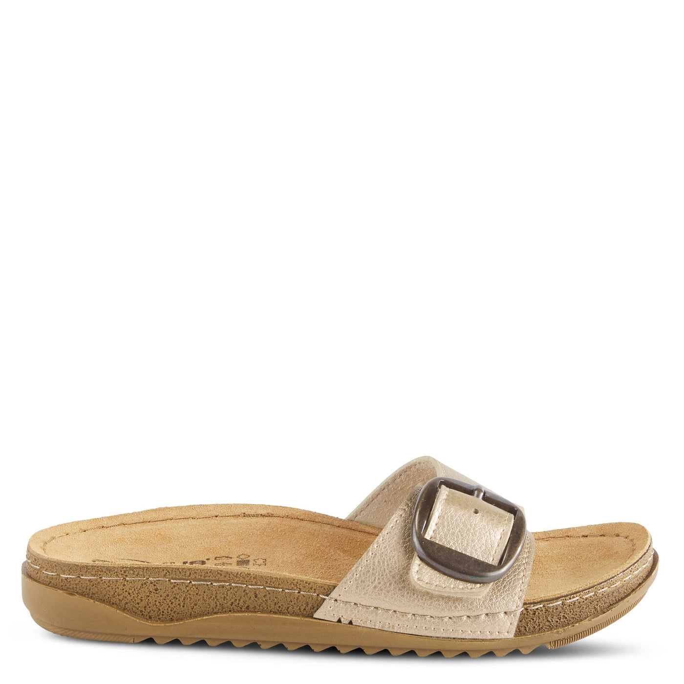 Flexus Women's Baronca Slide Sandal Gold EU 37 / US 6.5-7