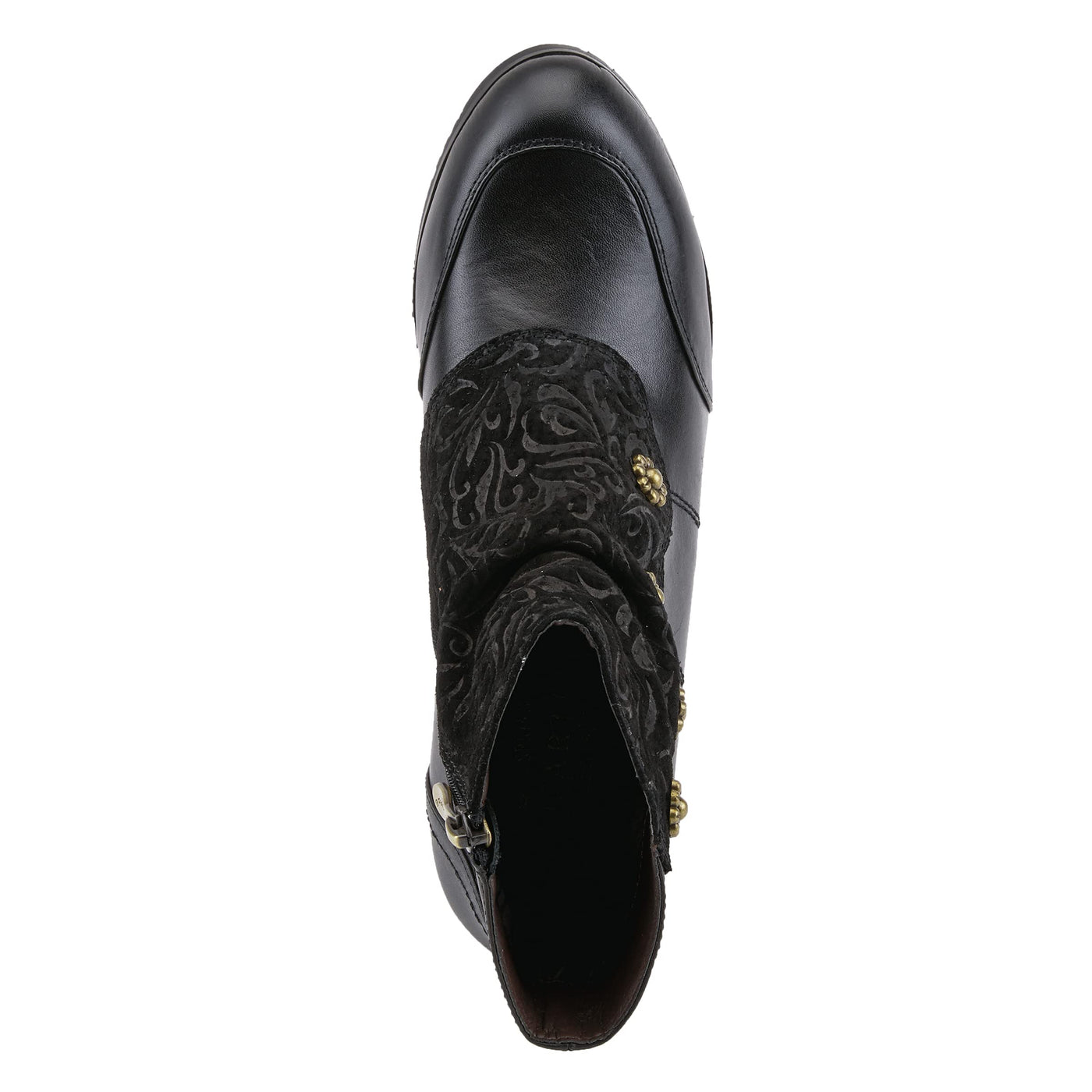 L�Artiste by Spring Step Women's Belgard Ankle Bootie, Black, 42 EU/10.5-11 M US