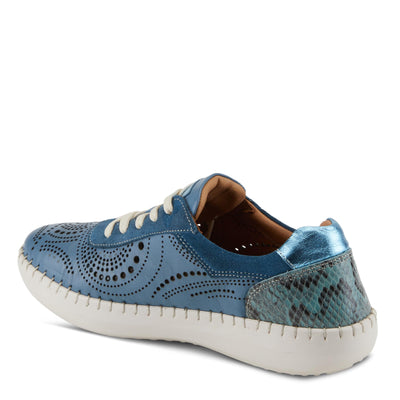 Spring Step Women's Jumilla Lace-Up Shoe Blue EU 39 / US 8.5