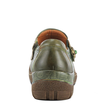 Spring Step L'Artiste Women's Gyarados Leather Slipper Olive Multi EU 36 / US 5.5-6