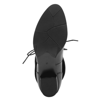 Spring Step Women's Galil Lace-Up Bootie Black EU 39/8.5