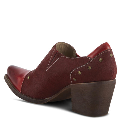 Spring Step L'Artiste Women's Empowerite Hair-On-Hide Shootie Red EU 37 / US 6.5-7