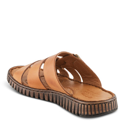 Spring Step Women's Olly Sandal, Camel, 9