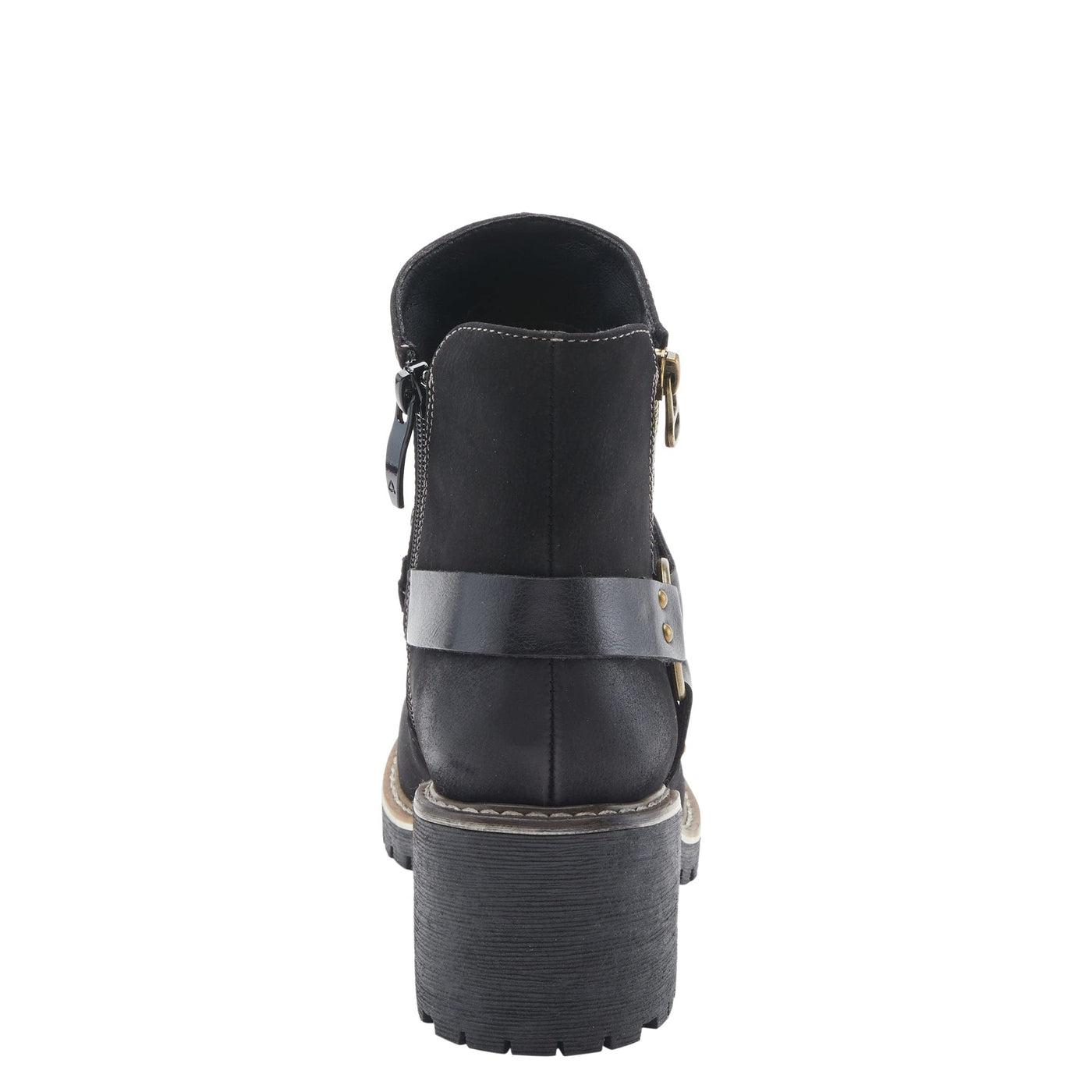 PATRIZIA Spring Step Firewood Booties for Women - Ladies Ankle Boots with Zipper Closure - Vegan Leather Womens Boots for Outdoor