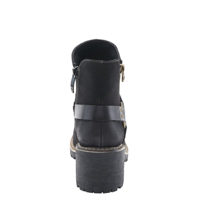 PATRIZIA Spring Step Firewood Booties for Women - Ladies Ankle Boots with Zipper Closure - Vegan Leather Womens Boots for Outdoor