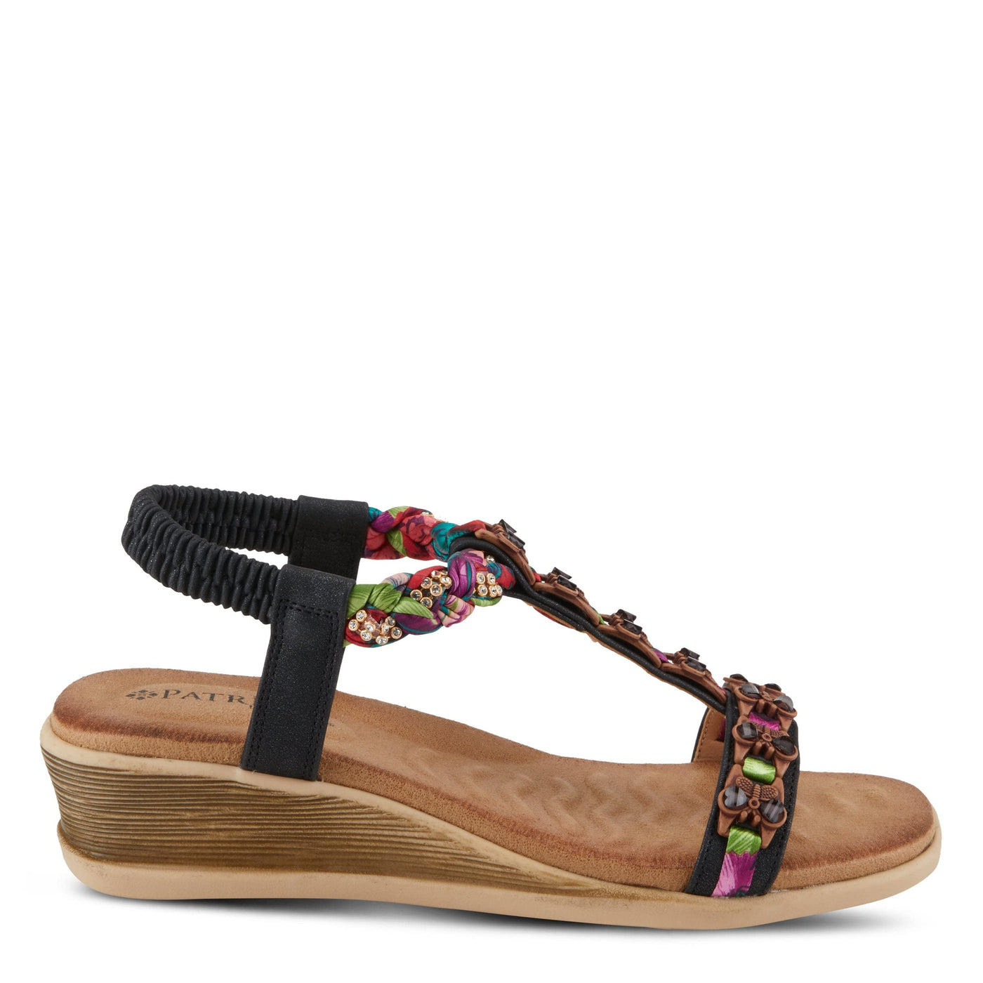 PATRIZIA Women's Zuri Slingback Sandal Black EU 37 / US 6.5-7