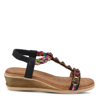 PATRIZIA Women's Zuri Slingback Sandal Black EU 37 / US 6.5-7