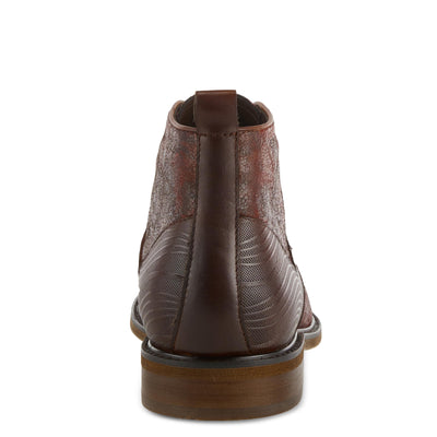 Spring Step L'Artiste Balvin Booties for Men - Cap-Toe Dress Shoe with Lace-up Closure - Comfortable Mens Shoes for Outdoor Walking - Bordeaux EU 45 / US 11.5