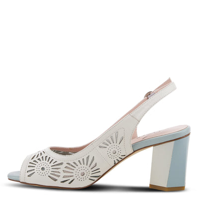 Azura Women's Engagement Heeled Sandal, White Multi, 5.5-6