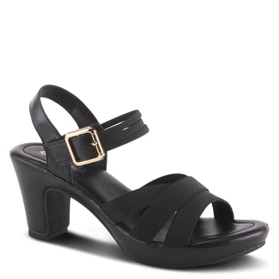 PATRIZIA Women's Neesa-Stretch Slingback Sandal Black EU 36 / US 5.5-6