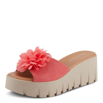 PATRIZIA Women's Mumsie Wedge Sandal Dark Pink EU 37 / US 6.5-7