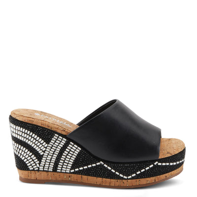 PATRIZIA Women's RADIANT Wedge Slide Sandals with Crystals