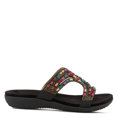 PATRIZIA Women's Twirling Slide Sandal Black EU 40 / US 9