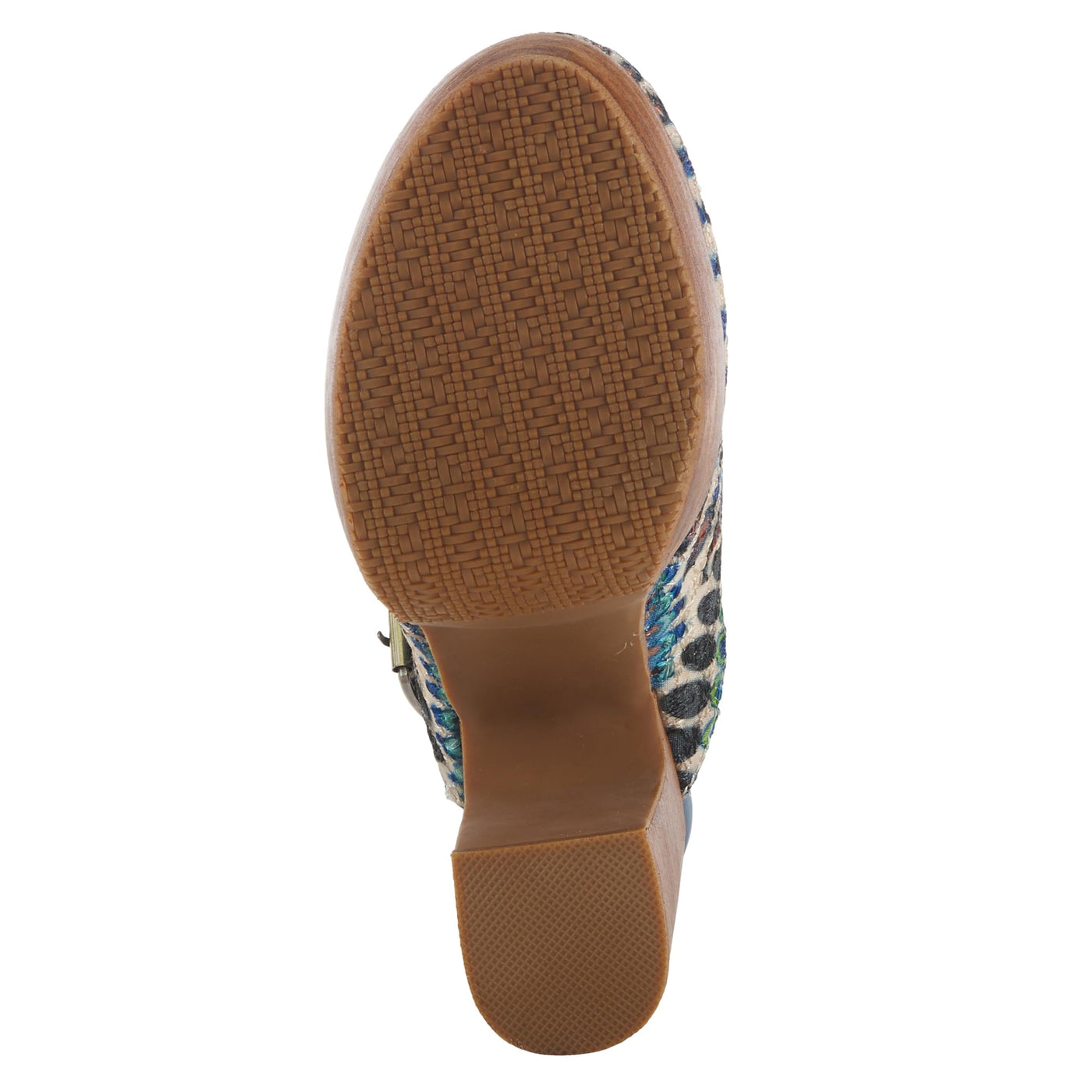 Spring Step L'Artiste Women's Zipi Leather Shootie Blue Multi EU 38 / US 7.5-8