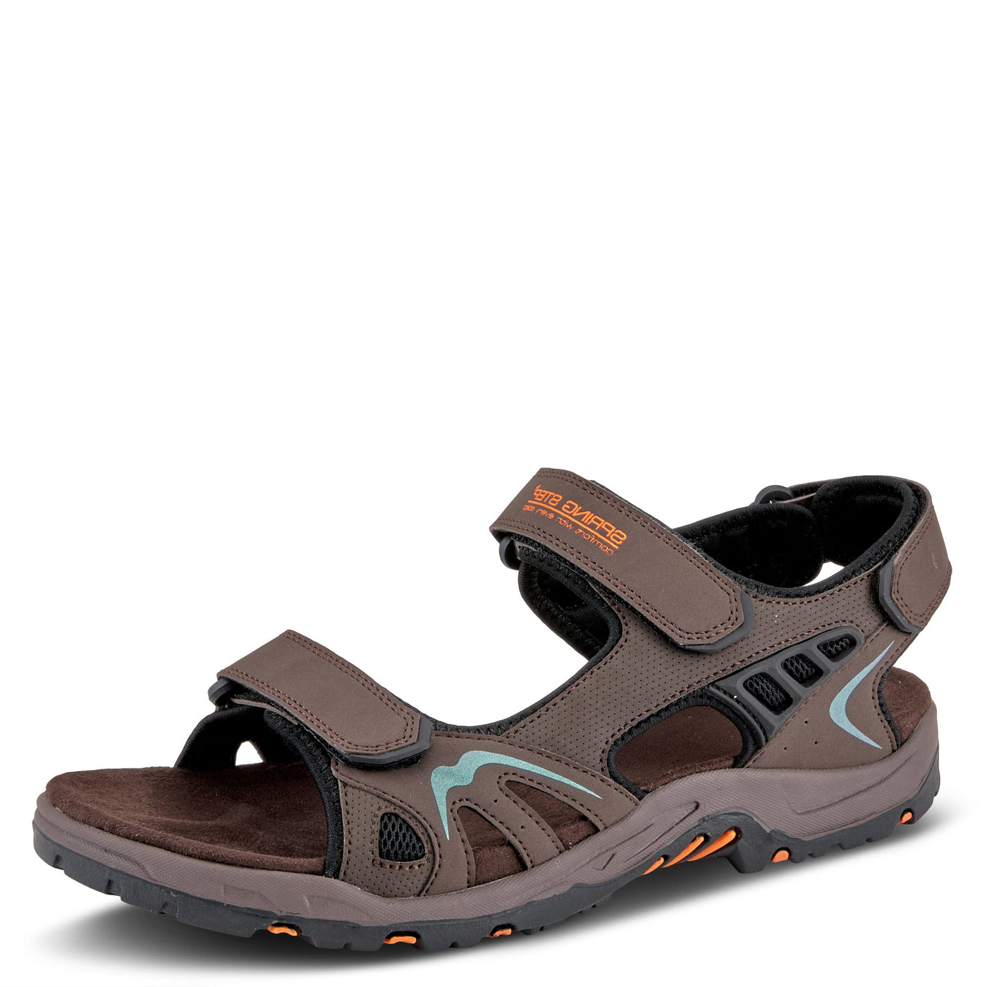 Spring Step Men's Cilo Sporty Sandal Brown EU 44 / US 10.5-11