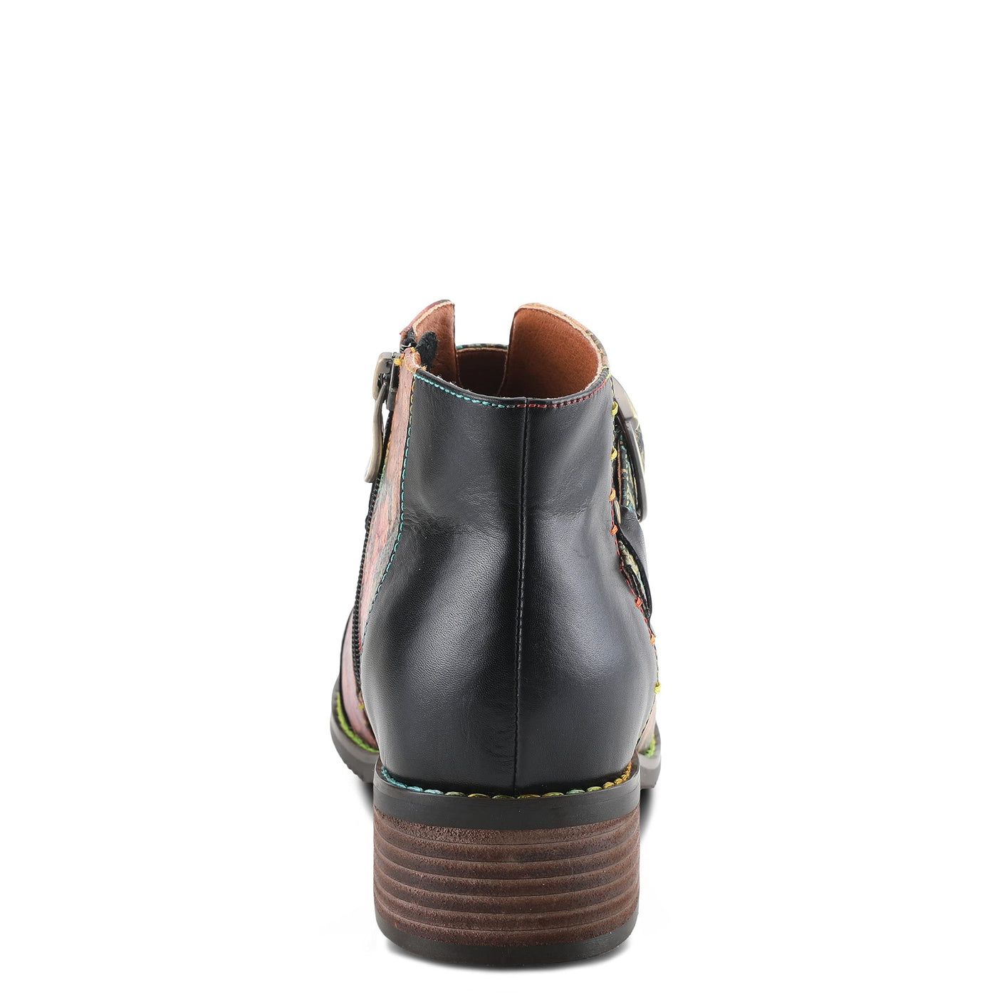 L'Artiste by Spring Step Georgiana-Rose Black Multi EU 37 (US Women's 6.5-7) M