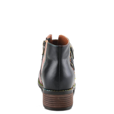 L'Artiste by Spring Step Georgiana-Rose Black Multi EU 37 (US Women's 6.5-7) M