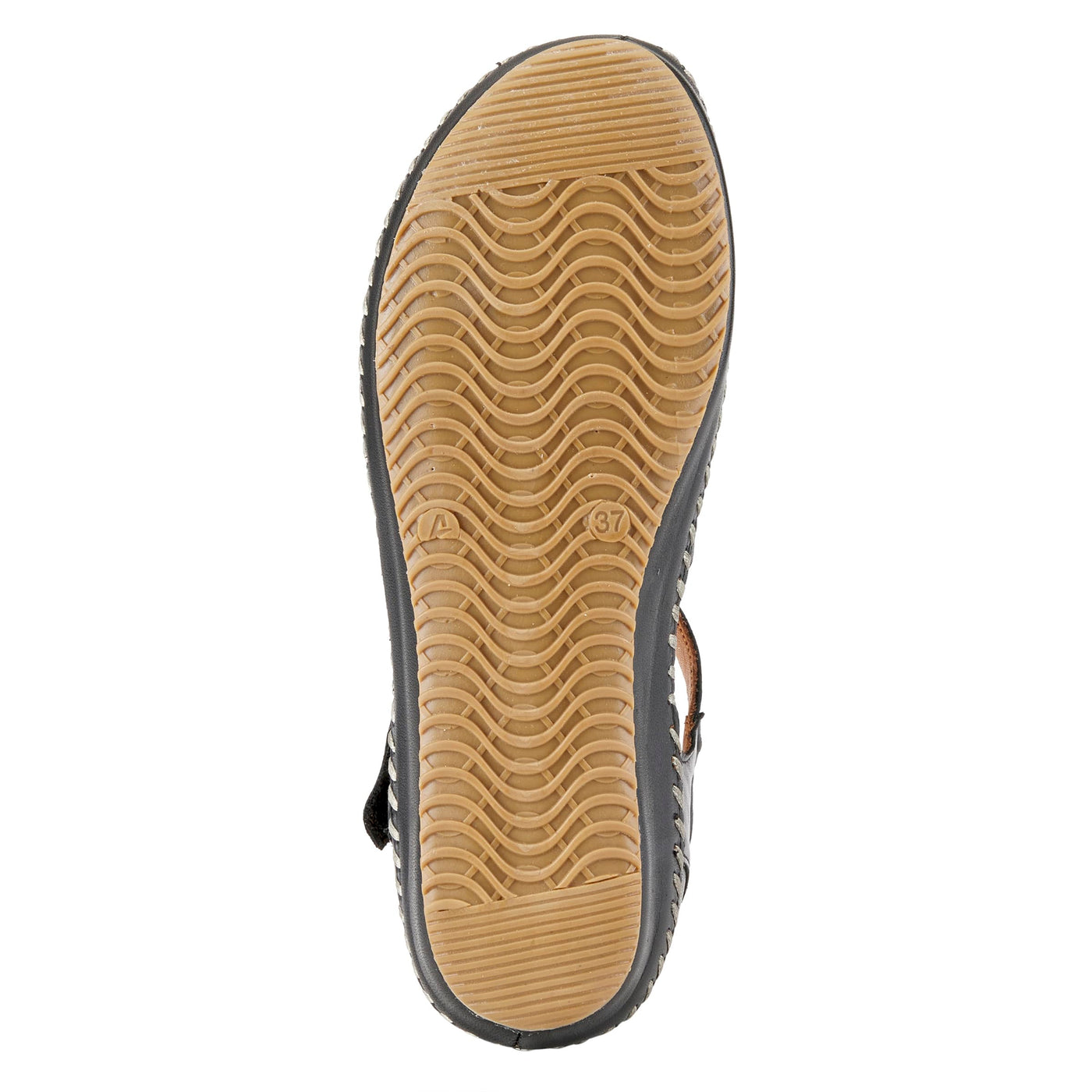 Spring Step Women's Wallania Mary-Jane Sandal Black EU 37 / US 6.5-7