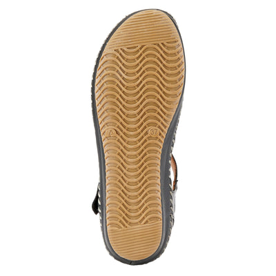 Spring Step Women's Wallania Mary-Jane Sandal Black EU 37 / US 6.5-7