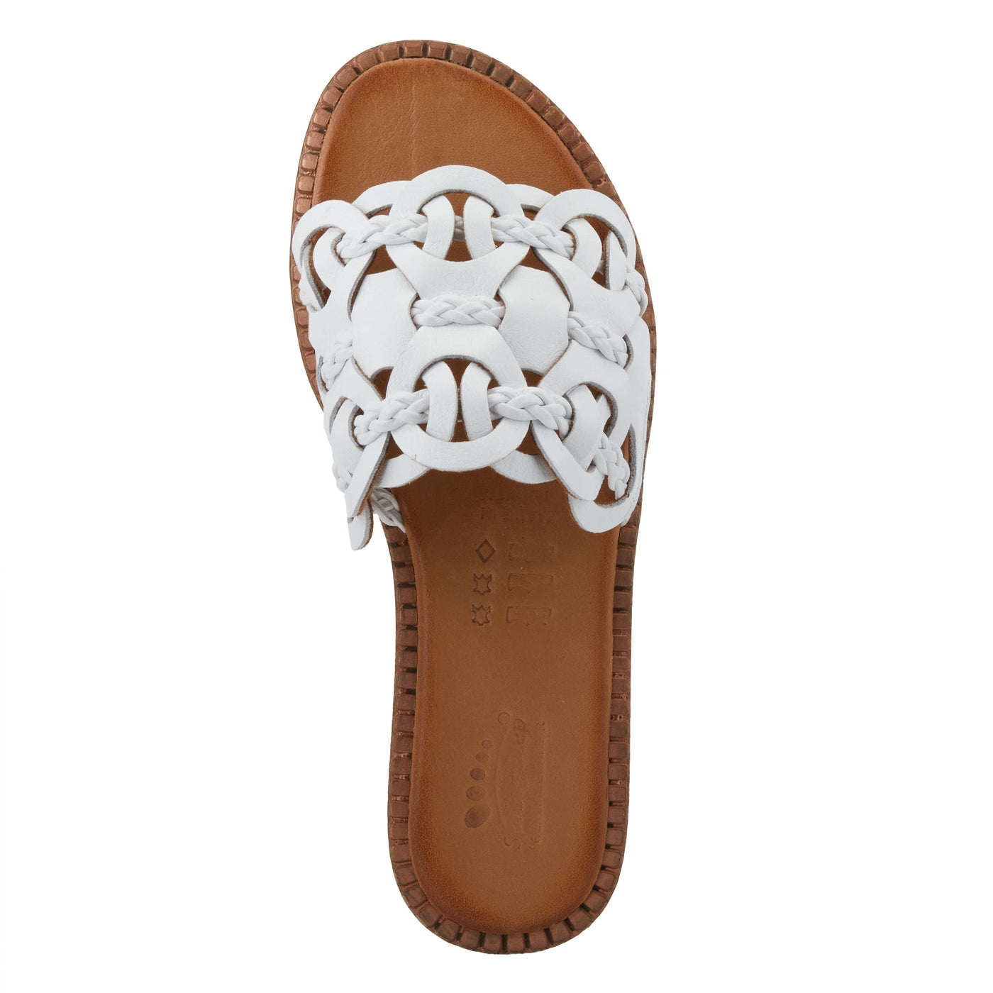 Spring Step Women's Alysia Slide Sandal White EU 37 / US 6.5-7