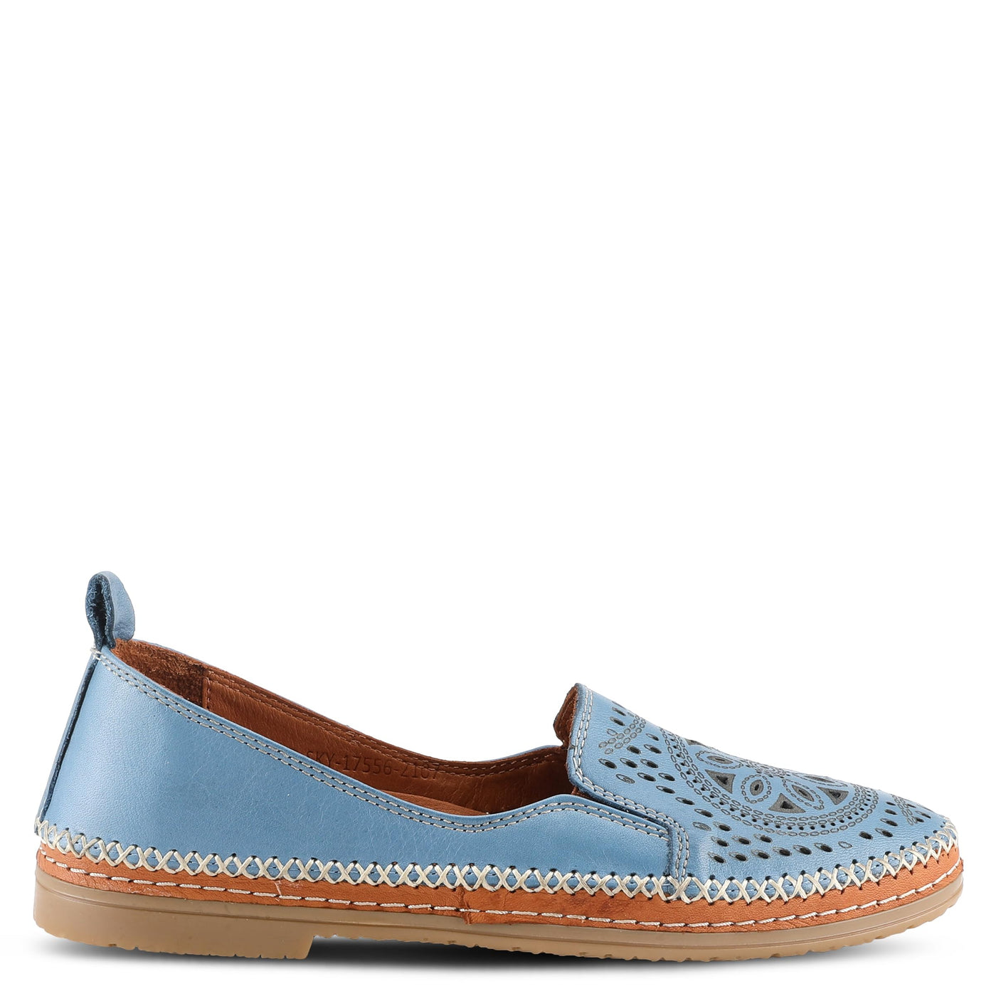 Spring Step Women's Ingrid Slip-On Loafer Sky Blue EU 38/7.5-8