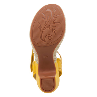 PATRIZIA Women's Essence Slingback Sandals Yellow EU 41 / US 9.5-10