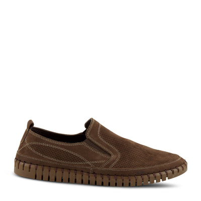 Spring Step Men's Mateo Slip-On Shoe Brown Nubuck EU 41 / US 8-8.5
