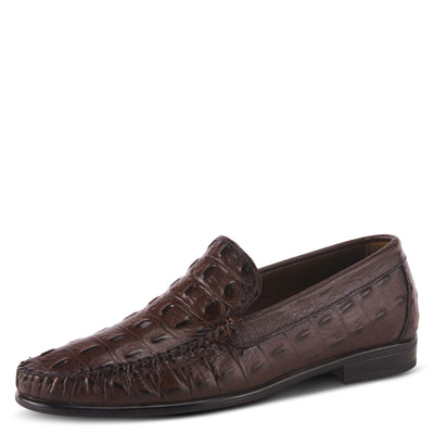 Spring Step Men's Choz Slip-On Shoe Brown Croco EU 46 / US 12-12.5