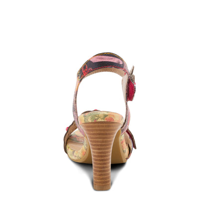 Spring Step L'Artiste Women's Gardena Quarter Strap Sandal Red Multi EU 42 / US 10.5-11