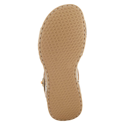 Spring Step L'Artiste Popular Sandals for Women - Ankle Strap Sandal with Hook & Loop - Hand Painted Ladies Sandals for Womens - Grey EU 39 / US 8.5