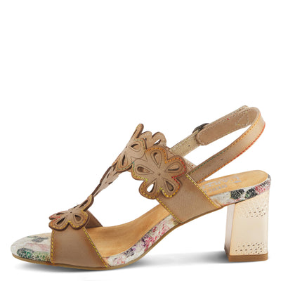 Spring Step L'Artiste Women's Dinnerdate Quarter Strap Sandal Tan EU 37 / US 6.5-7