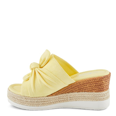 PATRIZIA Women's BELLALUCE Slide Wedge Sandals Yellow EU 39 / US 8.5