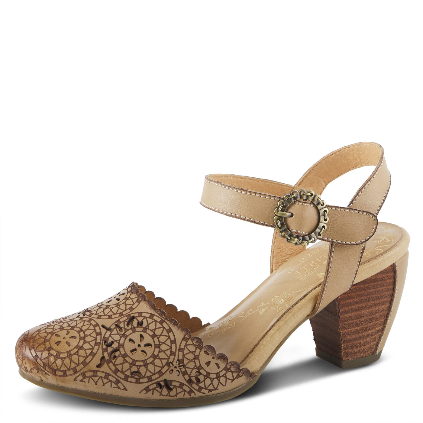 Spring Step L'Artiste Women's Eiloota Sandals Beige EU 37 / US 6.5-7