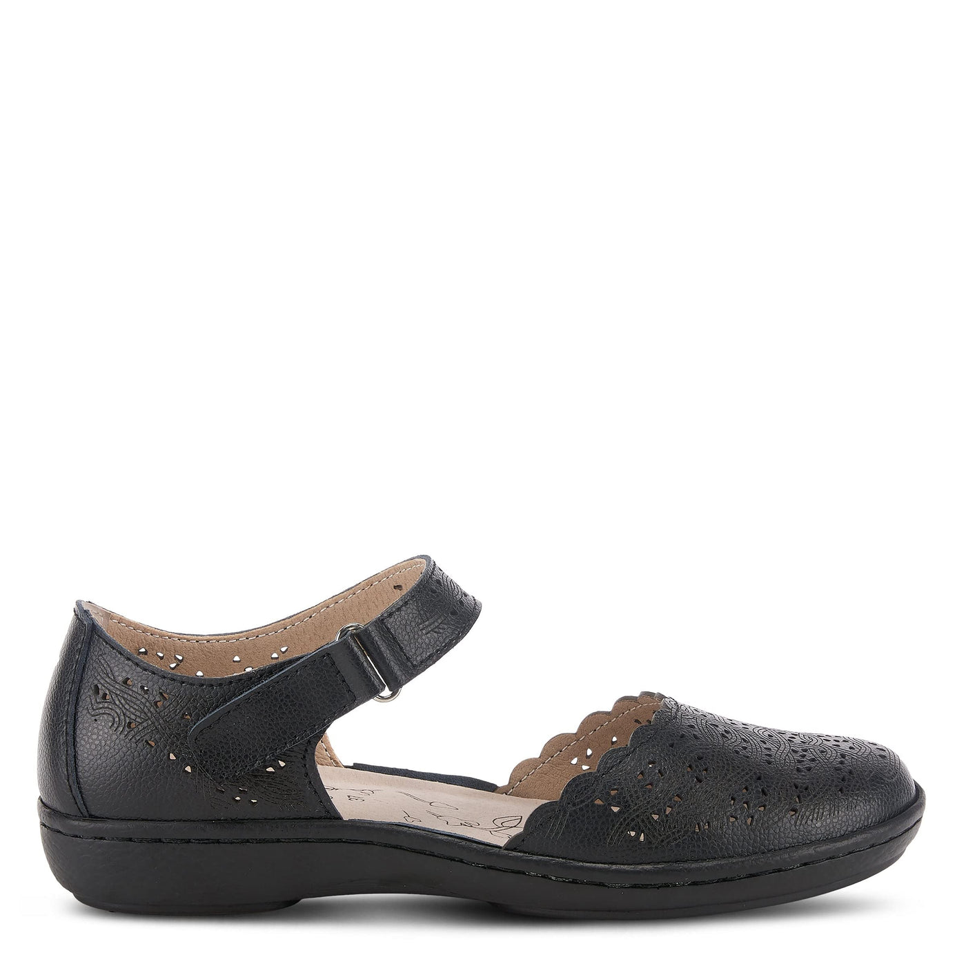 Spring Step Women's Sabriye Wedge Black EU 37 / US 6.5-7