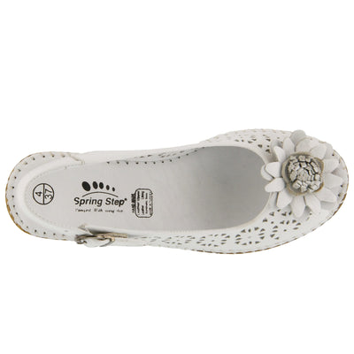 Spring Step Women's Belford Slingback Sandal White EU 35 / US 5