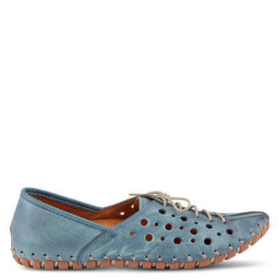 Spring Step Women's Moonwalk Slip-On Shoe Blue EU 38 / US 7.5-8