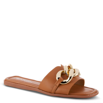 Patrizia Women's Barbee Slide Sandal, Camel, 10.5-11