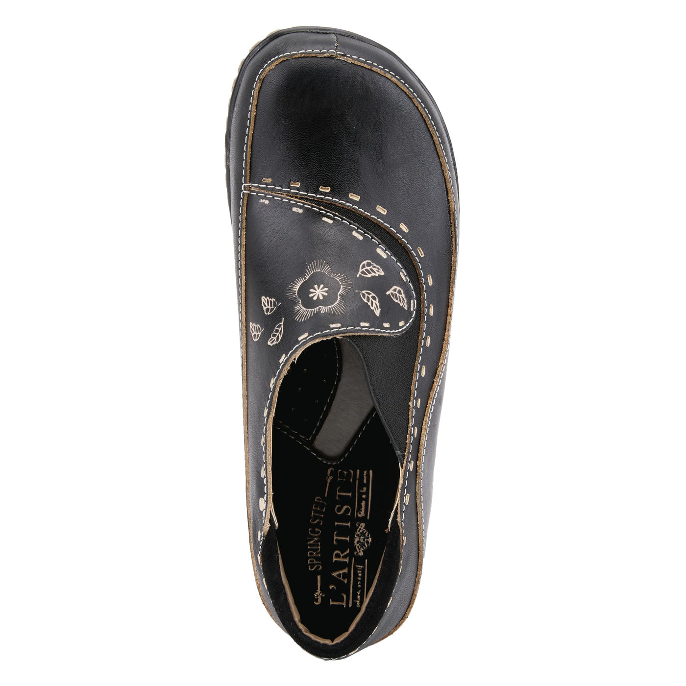 Spring Step L'Artiste Women's Burbank Slip-On Shoe Black EU 39 / US 8.5